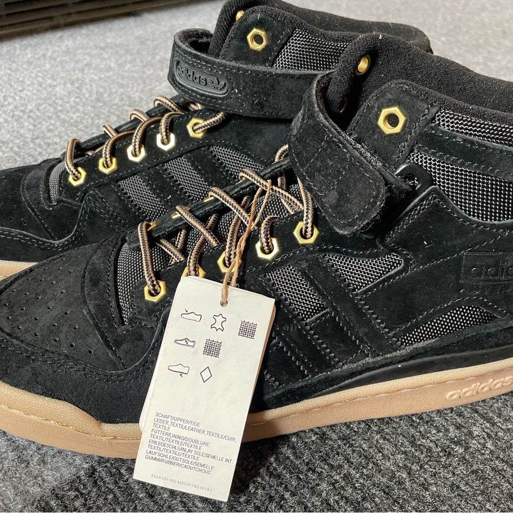 MEN'S ADIDAS ORIGINALS FORUM MID CASUAL SHOES